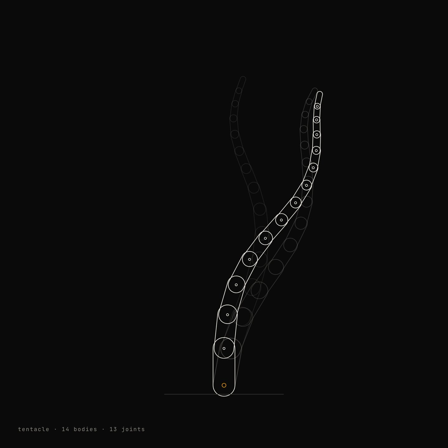 AutoRagdoll: tentacle (illustration)